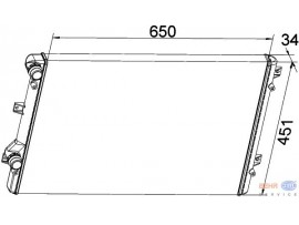 BEHR VOLKSWAGEN RADYATÖR CADDY-GOLF 1,9 TDI