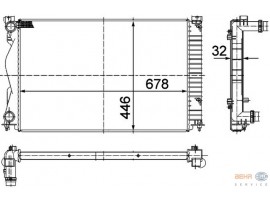 BEHR AUDI RADYATÖR A6 2,0 TDI BRE-BRF MANUEL