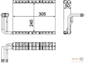 BEHR BMW EVAPARATÖR