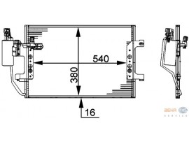 BEHR MERCEDES KLİMA RADYATÖRÜ 414 VANEO