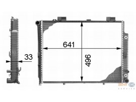 BEHR MERCEDES RADYATÖR 210 E 200/220 CDI