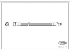 CORTECO MERCEDES FREN HORTUMU ARKA VANEO 414/ A-B SERİSİ