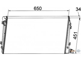 BEHR VOLKSWAGEN RADYATÖR CADDY-GOLF 1,9 TDI