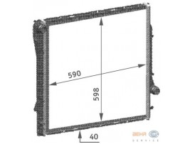 BEHR BMW RADYATÖR E53 M57N / M62 / N62