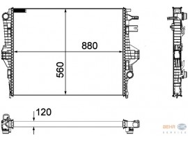 BEHR VOLKSWAGEN RADYATÖR CAYENNE 3,6 TOUAREG