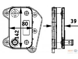 BEHR MERCEDES YAĞ SOĞUTUCUSU 611/646 SPR/VITO CDI /JEEP WJ 2.7