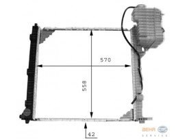 BEHR MERCEDES RADYATÖR VİTO CDI ( K.LI )