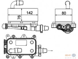 BEHR BMW YAĞ SOĞUTUCUSU E60/61/65/66/83 M47N