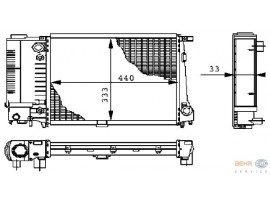 BEHR BMW RADYATÖR E36/E36 MANUEL