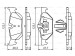 BOSCH BMW Disk Balata - Arka - [WVA 23926] -  [ 123,1X43,5/48,1X17 mm ] 