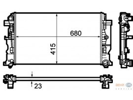 BEHR MERCEDES RADYATÖR