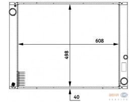 BEHR BMW R.ROVER RADYATÖR 3.6 TD6