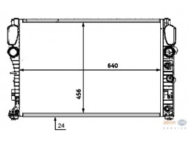 BEHR MERCEDES RADYATÖR 211 - 219