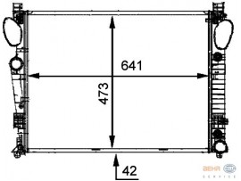 BEHR MERCEDES RADYATÖR 220 CDI