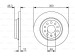 BOSCH VOLKSWAGEN ARKA DİSK PASSAT/Q3 14>