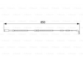 BOSCH BMW Disk Balata İkaz Kablosu, Ön, 850 mm