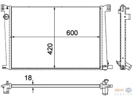 BEHR BMW RADYATÖR MINI  R55/56