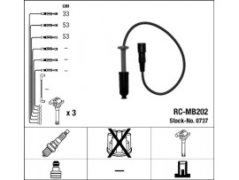 NGK MERCEDES BUJİ KABLO SETİ 104