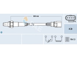 FAE VOLKSWAGEN LAMDA SENSÖRÜ ÖN GOLF A3 13>1,2/1,4 TSI -TFSI