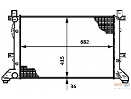 BEHR VOLKSWAGEN RADYATÖR LT 35 2,5 TDI