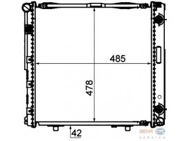 BEHR MERCEDES RADYATÖR 124 200/200E K.LI