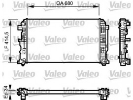 VALEO MERCEDES RADYATÖR SPR