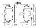 BOSCH MERCEDES FREN BALATASI 203/209 ÖN [WVA 23145]