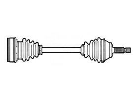 GKN VOLKSWAGEN KOMPLE AKS POLO 02>SAĞ