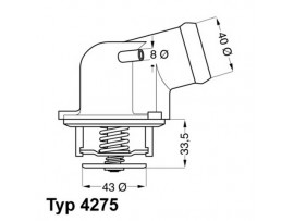 WAHLER MERCEDES TERMOSTAT