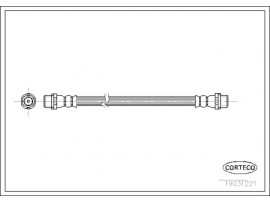 CORTECO MERCEDES FREN HORTUMU ARKA SPR CDI/LT35 235 mm