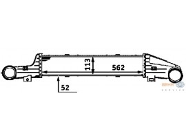 BEHR MERCEDES INTERKOL RADYATÖRÜ 210