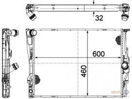 BEHR BMW RADYATÖR OTOMATİK E87 / E90 / N45 / N46