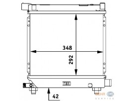 BEHR MERCEDES RADYATÖR 190E MEKA.