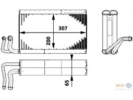 BEHR BMW EVAPORATÖR