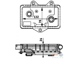 BEHR MERCEDES YAĞ SOĞUTUCUSU 601/602 SPR/VİTO