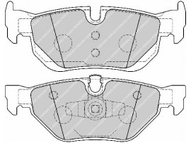 FERODO BMW FREN BALATASI E-8790 ARKA KULAKLI