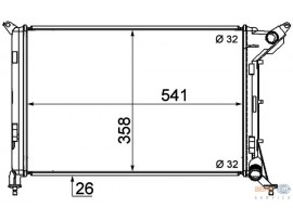 BEHR BMW MINI COOPER RADYATÖR R50 / R52
