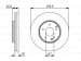 BOSCH MERCEDES Fren Diski, Ön, [299,8 /28-25,4 mm], Hava Kanallı