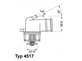 WAHLER MERCEDES TERMOSTAT