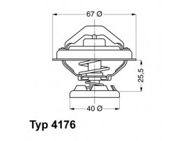 WAHLER MERCEDES TERMOSTAT