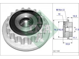 INA VOLKSWAGEN KLİMA KAPLİN T5 2,5