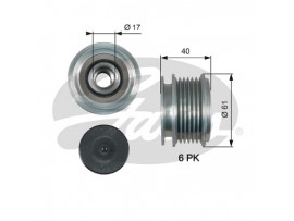 GATES VOLKSWAGEN ŞARZ GERGİ KASNAĞI T5 1,9 CRAFTER 