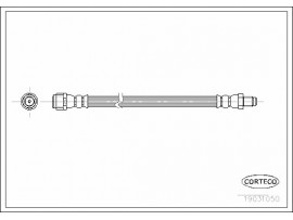 CORTECO MERCEDES FREN HORTUMU ARKA 163 ML Y.M.