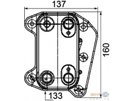 BEHR MERCEDES YAĞ SOĞUTUCUSU 613 210/163