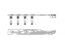 BREMI VOLKSWAGEN BUJİ KABLOSU TK. POLO 1.4 BBY BKY BBZ 