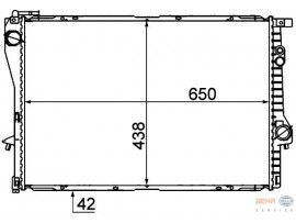BEHR BMW RADYATÖR E38/39