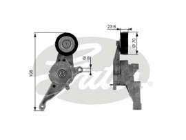 GATES VOLKSWAGEN ŞARZ GERGİ KÜTÜĞÜ BJB BKD BMP 