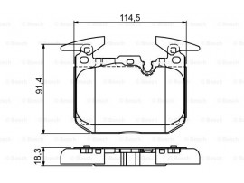 BOSCH BMW ÖN BALATA F30/20