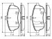 BOSCH MERCEDES FREN BALATASI 204/212 ÖN [WVA 24306]